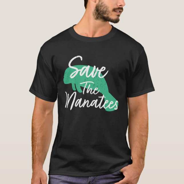 Save The Manatees T-Shirt (Front)