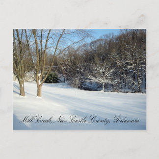Save the Mill Creek Flood Plain Winter Postcard