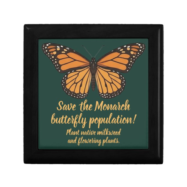 Save the Monarch butterfly Gift Box (Front)
