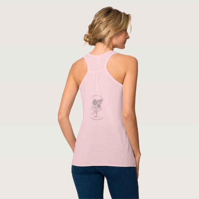 Save The Monarch Butterfly Population Tank Top (Back Full)