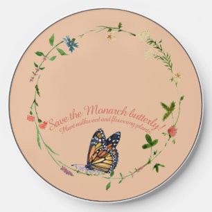Save the Monarch Butterfly Wireless Charger