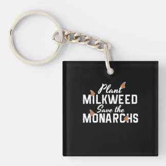 Save The Monarchs Butterfly Keychain
