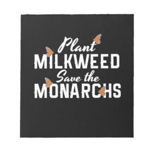 Save The Monarchs Butterfly Notepad