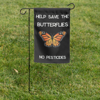 Save the Monarchs yard flag