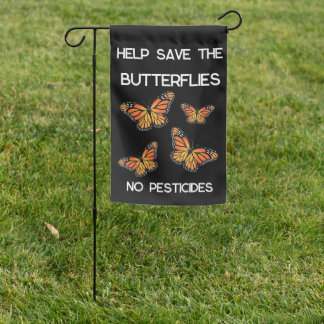 Save the Monarchs yard flag