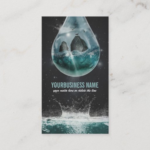 Customizable Save the nature business card templates