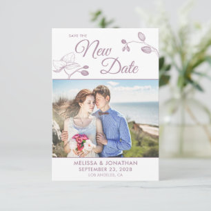 Save The New Date wedding postponement photo