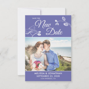 Save The New Date wedding postponement photo