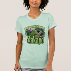 New Zealand Kakapo Women's American Apparel Fine Jersey Short Sleeve T-Shirt