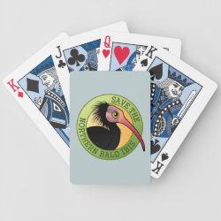 Save the Northern Bald Ibis Playing Cards