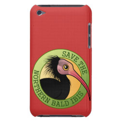 Save the Northern Bald Ibis Case-Mate iPod Touch Barely There Case
