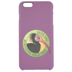 Save the Northern Bald Ibis Uncommon iPhone 6 Plus Clearly™ Deflector Case