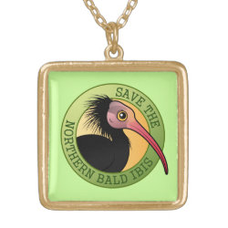 Save the Northern Bald Ibis Medium Necklace