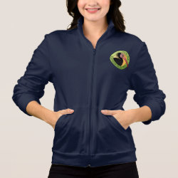 Save the Northern Bald Ibis Women's American Apparel California Fleece Zip Jogger
