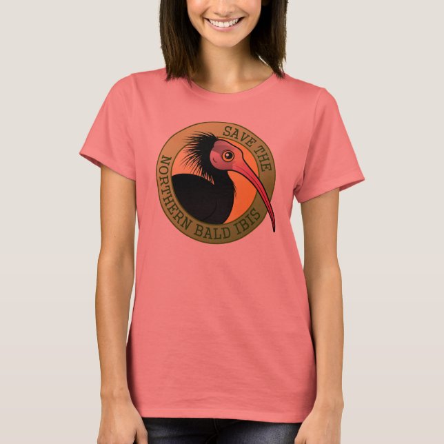 Save the Northern Bald Ibis T-Shirt (Front)