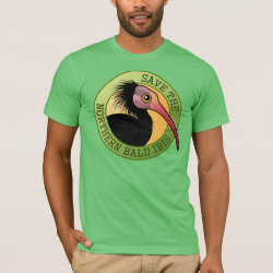 Save the Northern Bald Ibis Men's Basic American Apparel T-Shirt