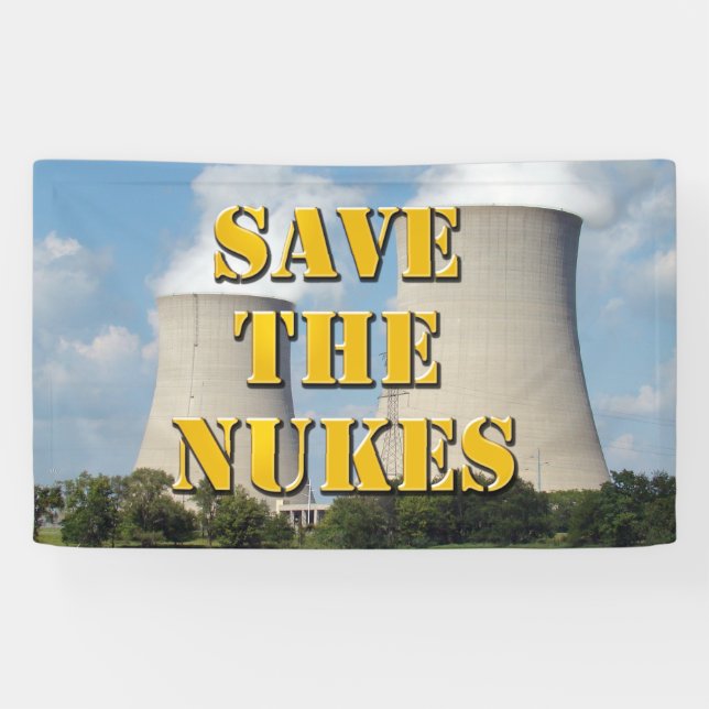 Save The Nukes Banner (Horizontal)