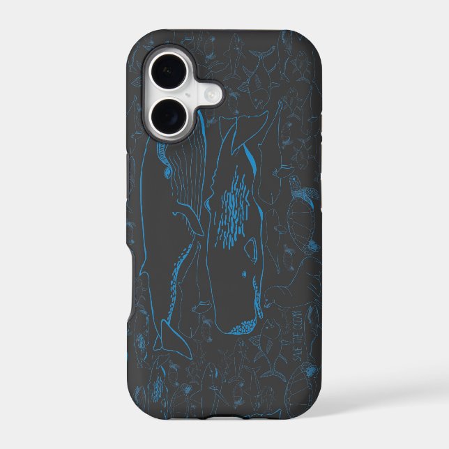 SAVE THE OCEAN! Case-Mate iPhone CASE (Back)