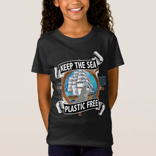 Save The Ocean Keep The Sea Plastic Free T_Shirt