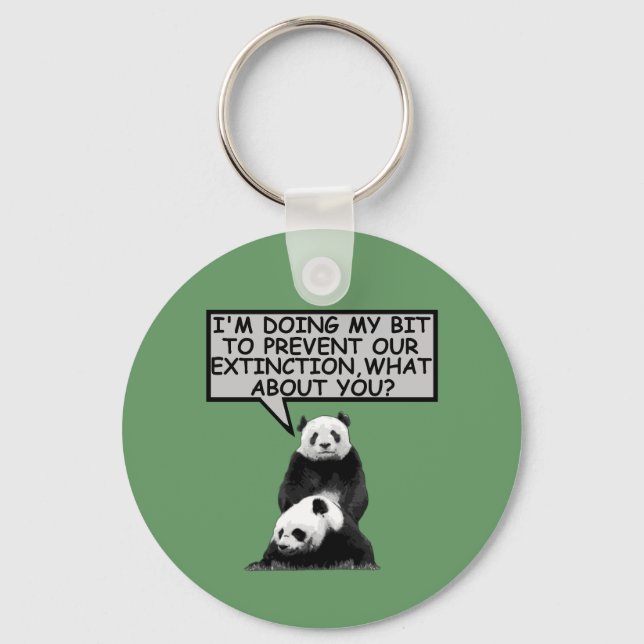 Save the Panda Keychain (Front)