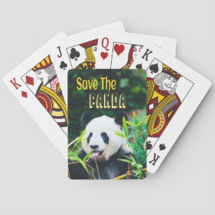 Save The Panda Poker Cards