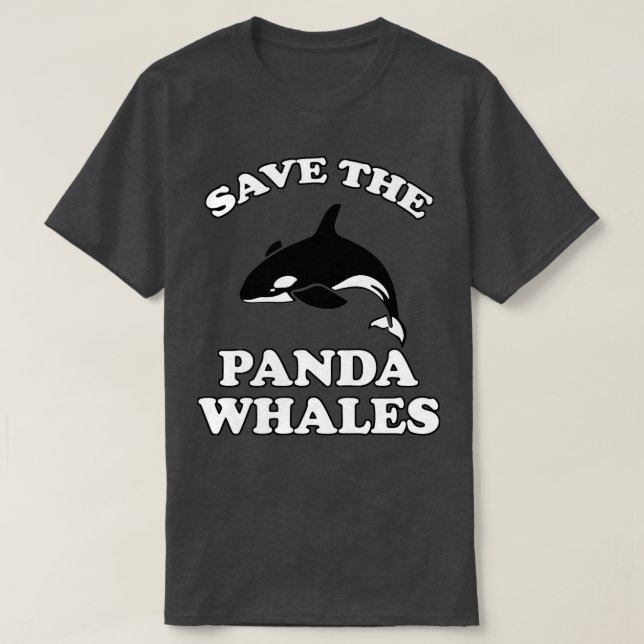 Save the Panda Whales 1 T-Shirt (Design Front)