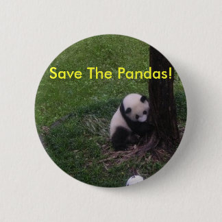 Save The Pandas! Button