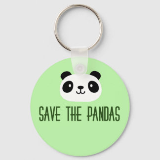 Save The Pandas Keychain