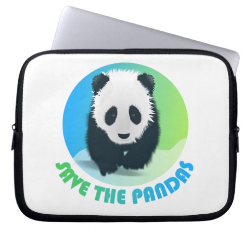 Save the Pandas Laptop Bag