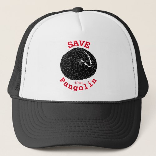 Save the Pangolin rare Endangered animal activism  Trucker Hat