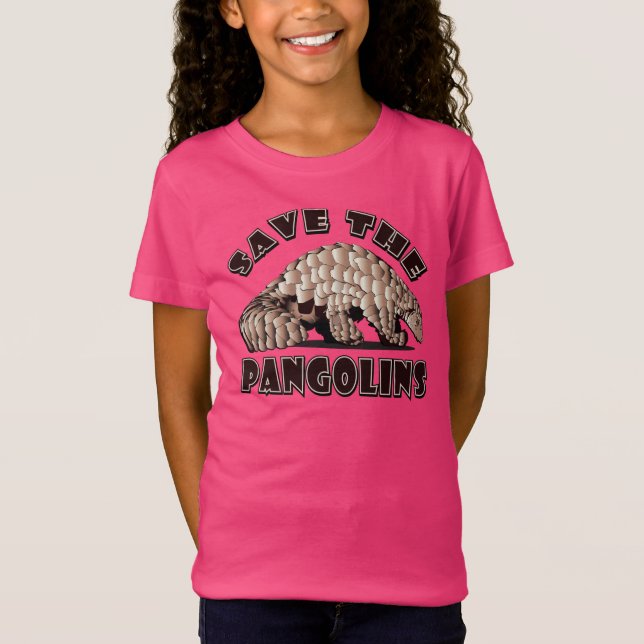 Save The Pangolins T-Shirt (Front)