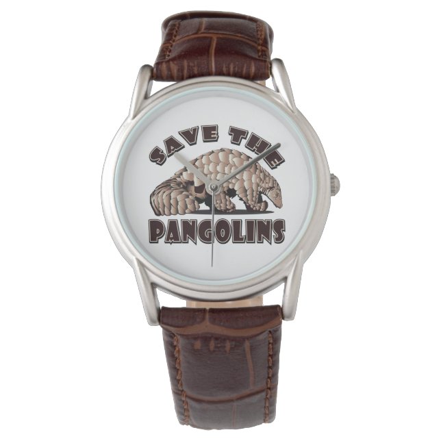 Save The Pangolins Watch (Front)