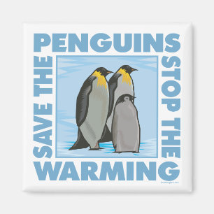 Save the Penguins Magnet