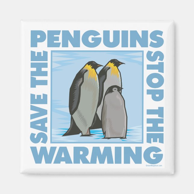 Save the Penguins Magnet (Front)