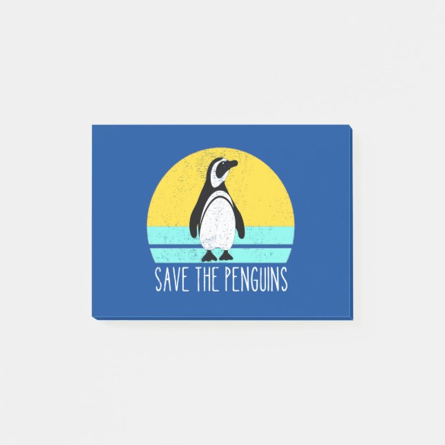 Save The Penguins Post-it Notes (Front)
