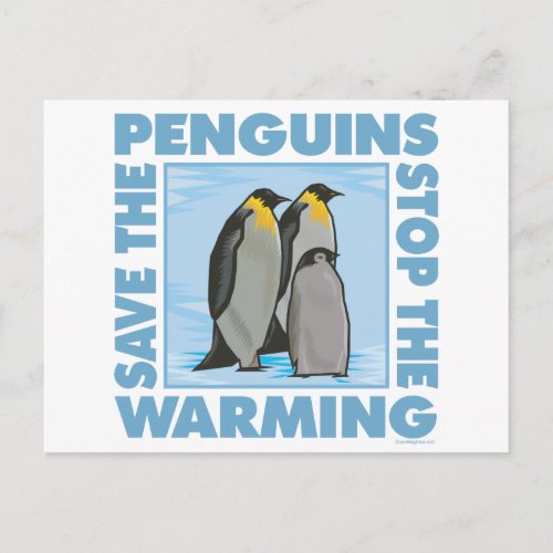 Save the Penguins Postcard