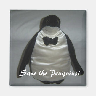 Save the Penquins! Magnet