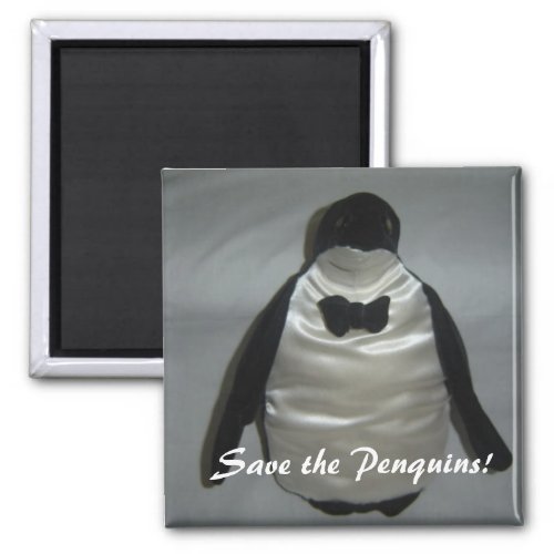 Save the Penquins Magnet