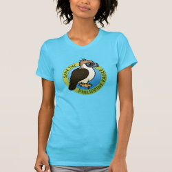 Save the Philippine Eagle Women's American Apparel Fine Jersey Short Sleeve T-Shirt