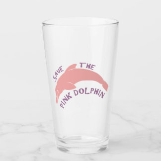 Save the Pink Dolphin Glass