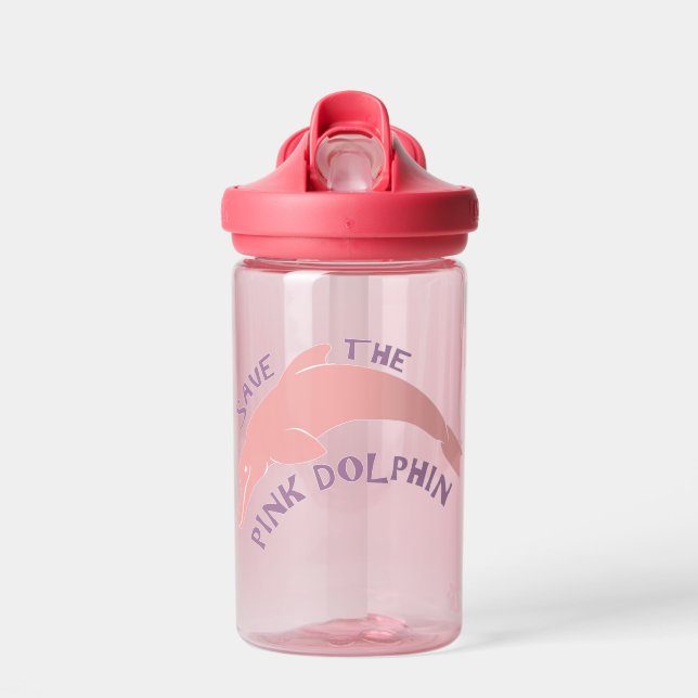 Save the Pink Dolphin Water Bottle (Front)