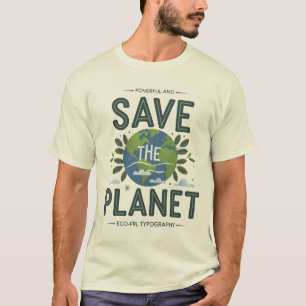 Save the Planet: A Call for Environmental Action T-Shirt
