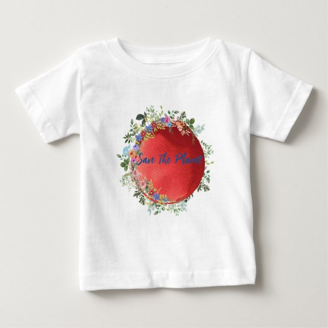 Save The Planet Baby T-Shirt (Front)