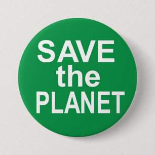 Save the Planet button