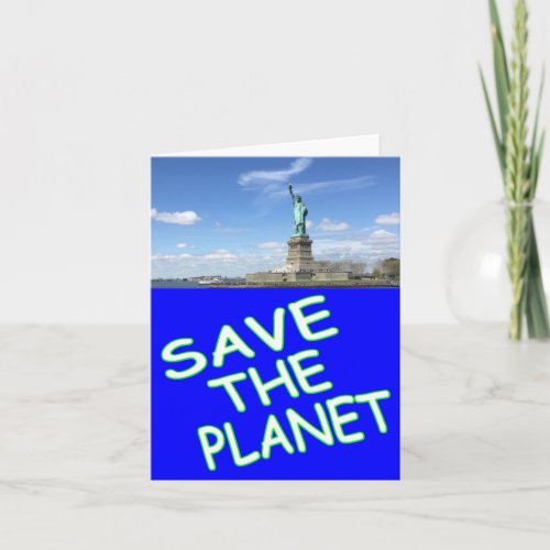 Save The Planet Card