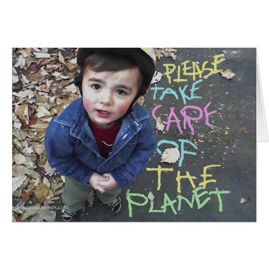 Save the Planet Cards (Front Horizontal)