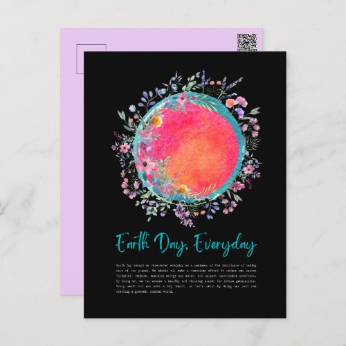 Save the Planet  Earth Day Everyday  Postcard