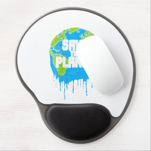 Save The Planet Earth Day Gel Mouse Pad