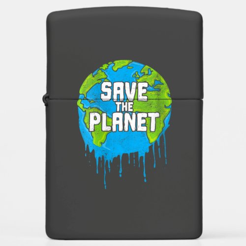 Save The Planet Earth Day Zippo Lighter