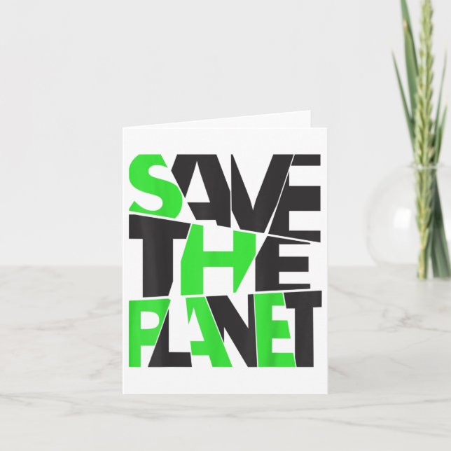 Save The Planet _ Environmental Protection _ Clima Card (Front)